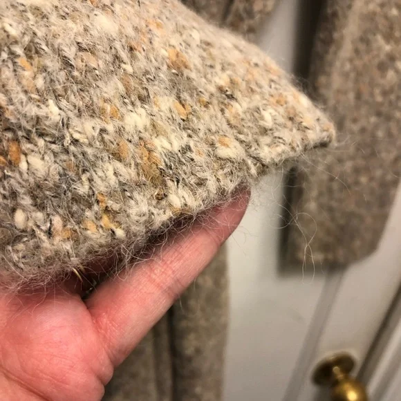 J Jill Alpaca Mohair Blend Knit Duster Cardigan Multicolor Size Medium - Picture 7 of 14